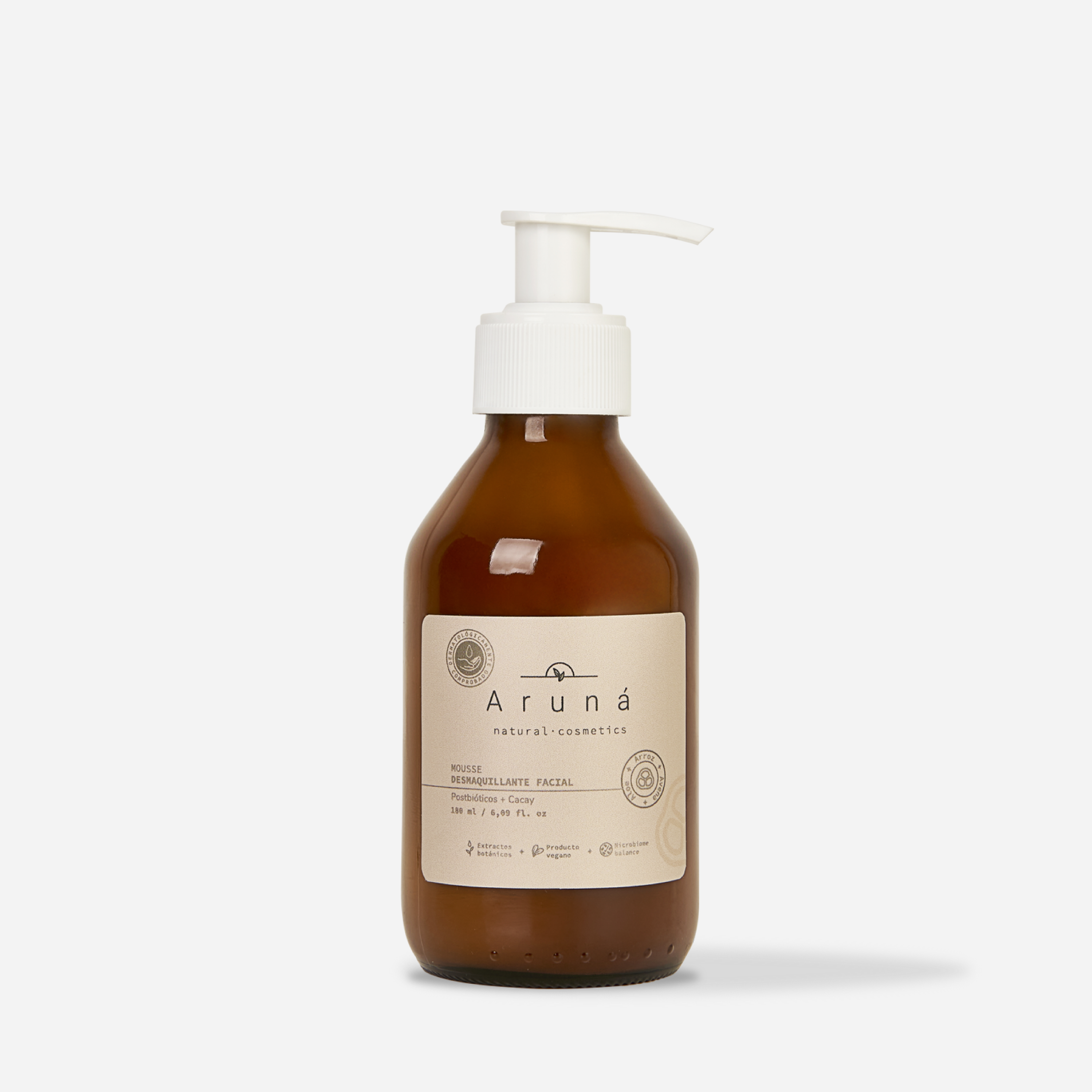 Mousse desmaquillante facial