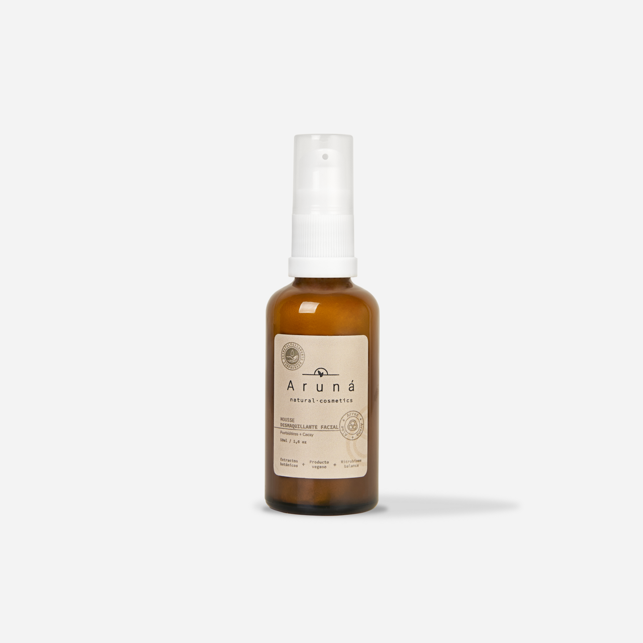 Mousse desmaquillante facial